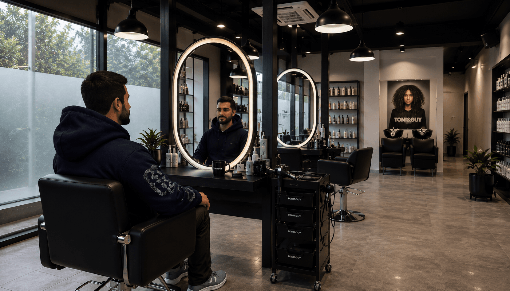 Toni & Guy Hopefarm salon — men's styling